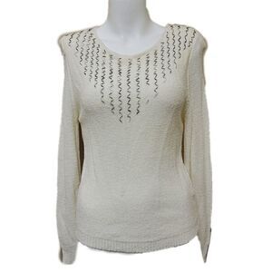 Vintage 90's beaded metallic pullover sweater